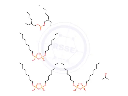 Chemical structure of Tris-(diisooctylpyrophosphateoxy)-titanate