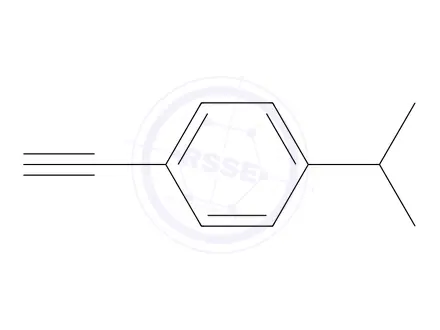 Chemical structure of 4'-Isopropylphenyl acetylene