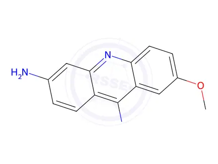 Chemical structure of 7-Methoxyacridine-3,9-diamine