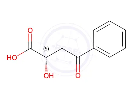 Chemical structure of 2-(S)-Hydroxy-4-oxo-4-phenylbutyric Acid
