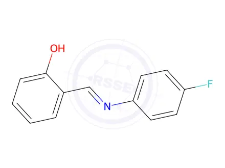 Chemical structure of 4-Fluoro-N-salicylideneaniline