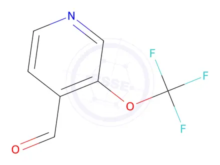 Chemical structure of 3-(Trifluoromethoxy)isonicotinaldehyde