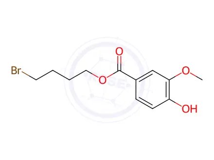 Chemical structure of Mebeverine Acid Impurity 4