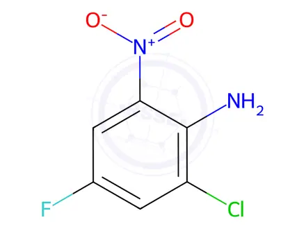 Chemical structure of 2-Chloro-4-fluoro-6-nitroaniline