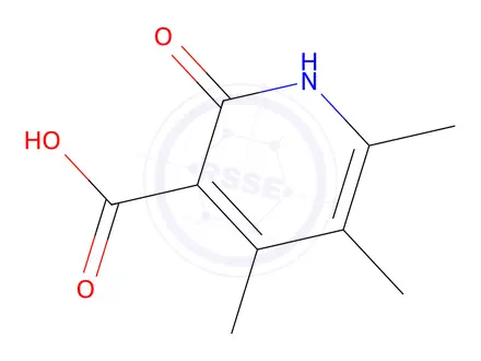 Chemical structure of 4,5,6-trimethyl-2-oxo-1,2-dihydro-3-pyridinecarboxylic acid