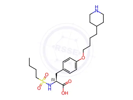 Chemical structure of Tirofiban