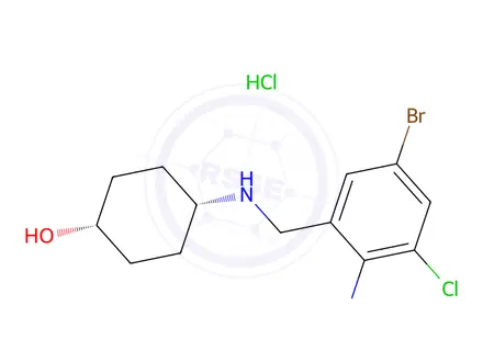 Chemical structure of Ambroxol impurity 110