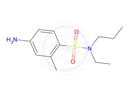 Chemical structure of 4-Amino-n-ethyl-2-methyl-n-propylbenzenesulfonamide