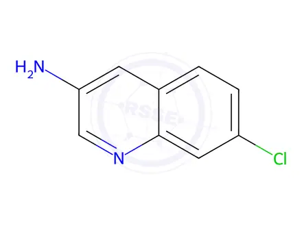 Chemical structure of 7-Chloroquinolin-3-amine