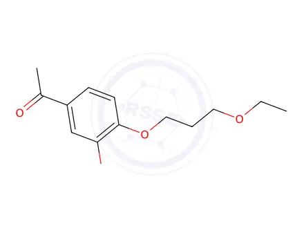 Chemical structure of 1-[4-(3-Ethoxy-propoxy)-3-methoxy-phenyl]-ethanone