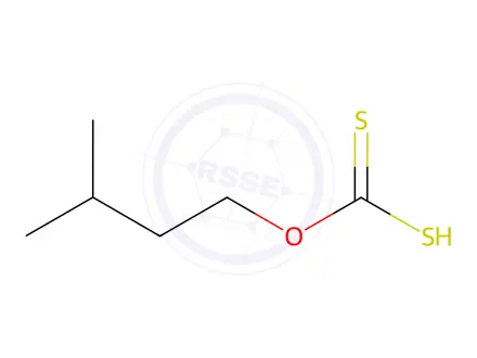 Chemical structure of Sodium O-isopentyl dithiocarbonate