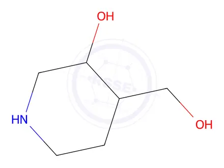 Chemical structure of (3R,4R)-4-(Hydroxymethyl)piperidin-3-ol