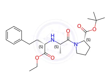 Chemical structure of Enalapril tert-Butyl Ester