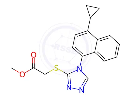 Chemical structure of Lesinurad Impurity 48