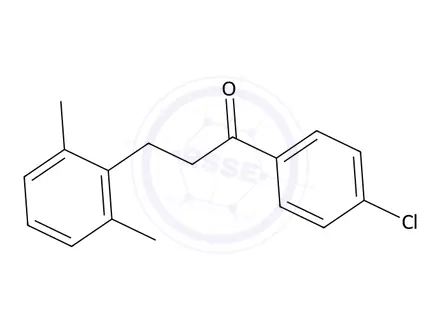 Chemical structure of 1-(4-Chlorophenyl)-3-(2,6-dimethylphenyl)propan-1-one
