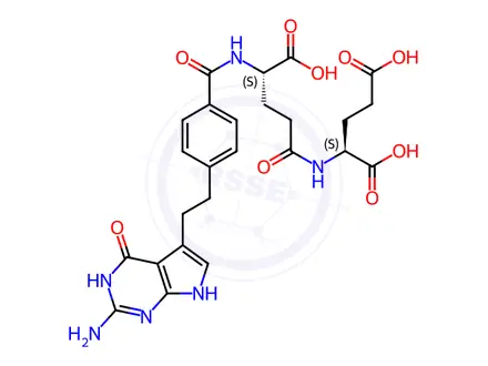 Chemical structure of Pemetrexed EP Impurity D
