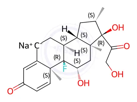 Chemical structure of Dexamethasone EP Impurity B Disodium Salt