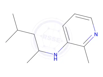 Chemical structure of 2-Methyl-N-(4-methylpentan-2-yl)pyridin-3-amine
