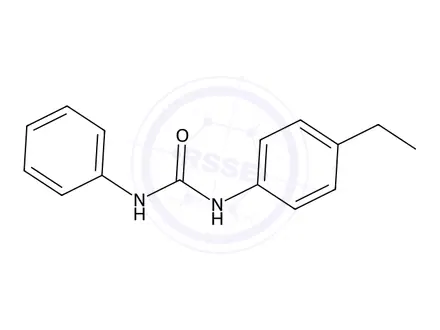 Chemical structure of 1-(4-Ethylphenyl)-3-phenylurea