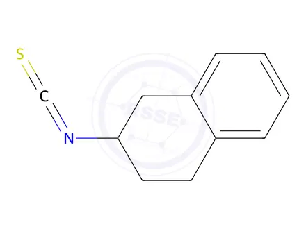 Chemical structure of 2-isothiocyanato-1,2,3,4-tetrahydronaphthalene