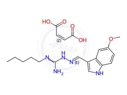 Chemical structure of Tegaserol Maleate