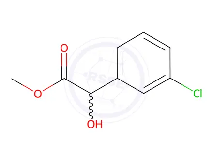 Chemical structure of Methyl 2-(3-chlorophenyl)-2-hydroxyacetate