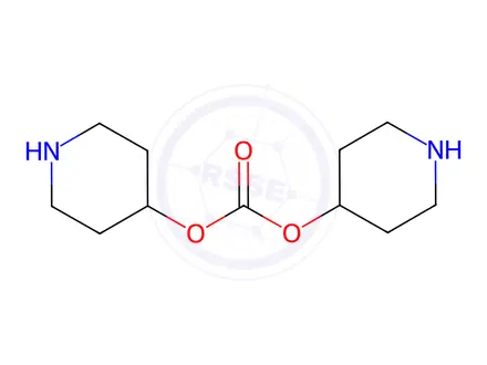 Chemical structure of di(piperidin-4-yl) carbonate