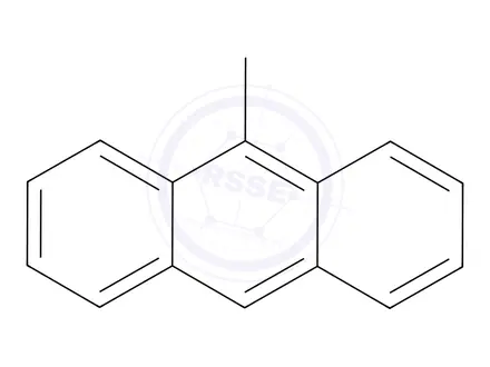 Chemical structure of 9-Methylanthracene