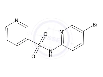 Chemical structure of N-(5-bromopyridin-2-yl)pyridine-3-sulfonamide