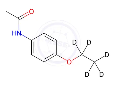 Chemical structure of Phenacetin-D5