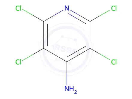 Chemical structure of 2,3,5,6-tetrachloropyridin-4-amine