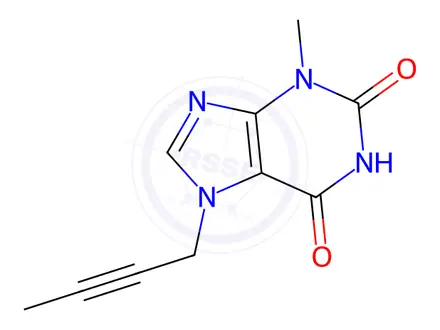 Chemical structure of Linagliptin Impurity 330