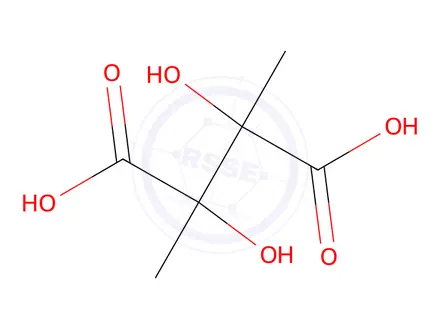 Chemical structure of 2,3-Dihydroxy-2,3-dimethylsuccinic acid