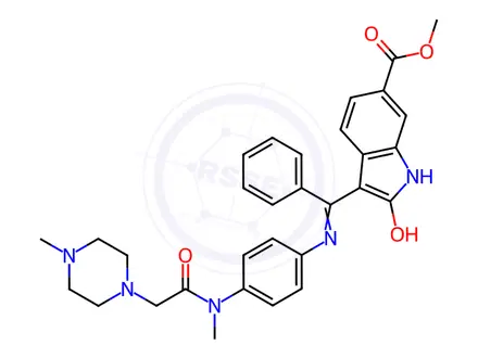Chemical structure of Nintedanib