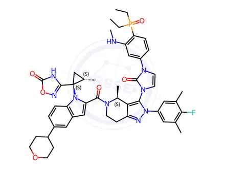 Chemical structure of Aleniglipron