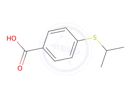 Chemical structure of 4-(Isopropylthio)benzoic acid