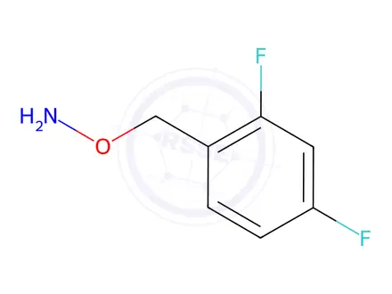 Chemical structure of o-[(2,4-difluorophenyl)methyl]hydroxylamine