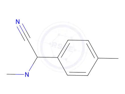 Chemical structure of 2-(Dimethylamino)-2-(p-tolyl)acetonitrile