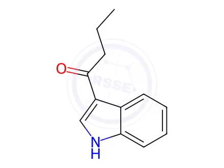 Chemical structure of 1-(1H-indol-3-yl)butan-1-one