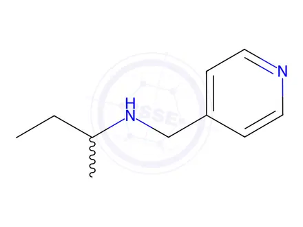 Chemical structure of N-(4-pyridinylmethyl)-2-butanamine hydrochloride