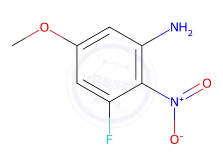 Chemical structure of 3-FLUORO-5-METHOXY-2-NITROBENZENEAMINE