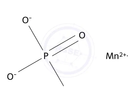 Chemical structure of Phosphoric acid, manganese salt