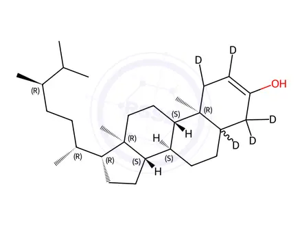 Chemical structure of campesterol-d6
