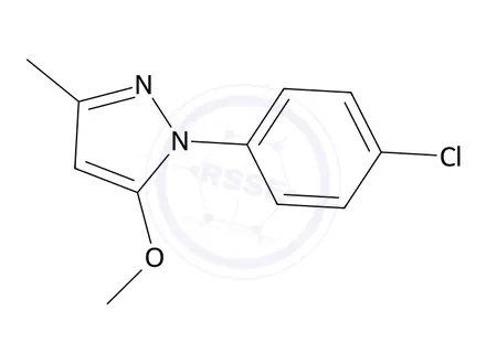 Chemical structure of 1-(4-Chlorophenyl)-5-methoxy-3-methyl-1h-pyrazole