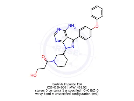 Chemical structure of Ibrutinib Impurity 247