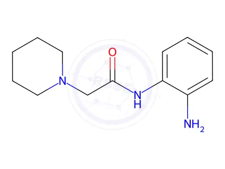 Chemical structure of N-(2-aminophenyl)-2-piperidin-1-ylacetamide