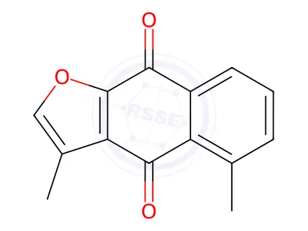 Chemical structure of 3,5-Dimethylnaphtho[2,3-b]furan-4,9-dione