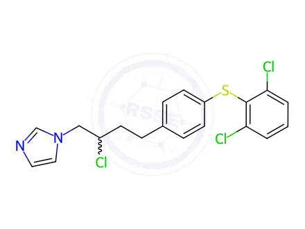 Chemical structure of Butoconazole Impurity 4 (HCl)