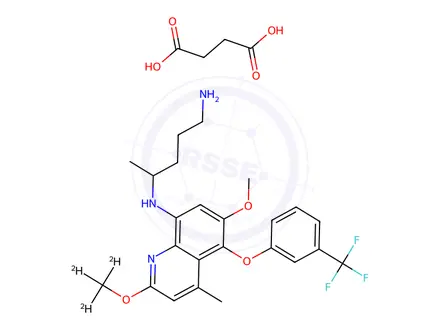 Chemical structure of Tafenoquine d3