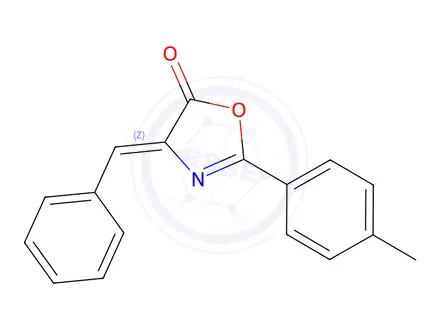 Chemical structure of 4-Benzylidene-2-(p-tolyl)oxazol-5(4H)-one